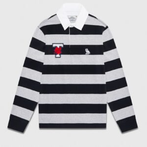 U OF T STRIPED OVO POLO