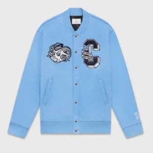 UNC TAR HEELS FLEECE VARSITY JACKET