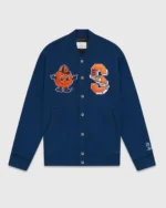 OVO SYRACUSE ORANGE FLEECE VARSITY JACKET