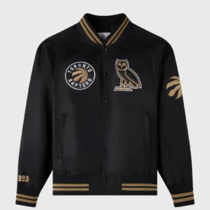 NBA Toronto Raptors Satin Varsity Jacket