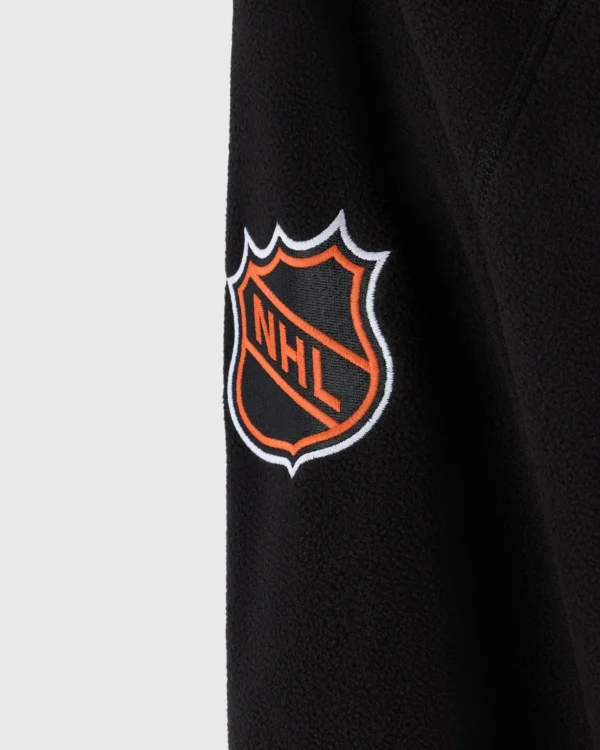 NHL CALGARY FLAMES MICROFLEECE COACH'S FULL-ZIP JACKET