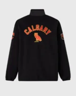 NHL CALGARY FLAMES MICROFLEECE COACH'S FULL-ZIP JACKET