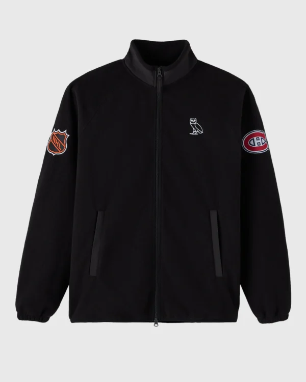 NHL MONTREAL CANADIENS MICROFLEECE COACH'S FULL-ZIP JACKET