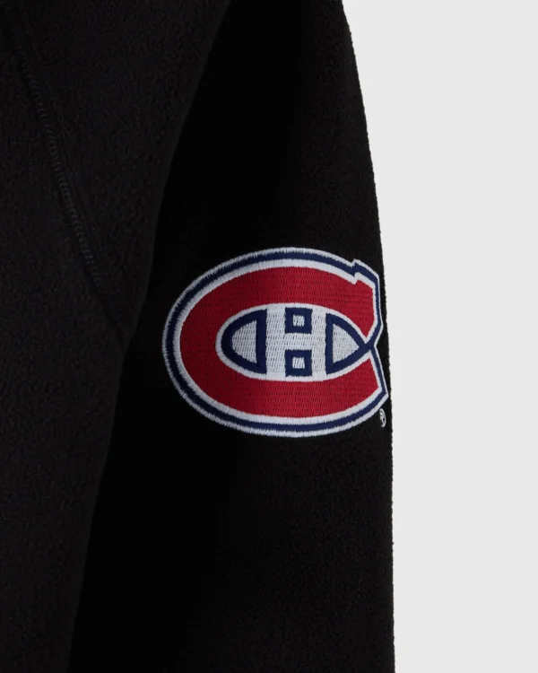 NHL MONTREAL CANADIENS MICROFLEECE COACH'S FULL-ZIP JACKET