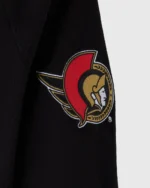 NHL OTTAWA SENATORS MICROFLEECE COACH'S FULL-ZIP JACKET