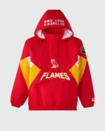 NHL CALGARY FLAMES STARTER® BREAKAWAY PULLOVER JACKET