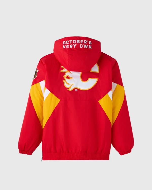 NHL CALGARY FLAMES STARTER® BREAKAWAY PULLOVER JACKET