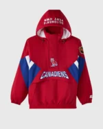 NHL MONTREAL CANADIENS STARTER® BREAKAWAY PULLOVER JACKET