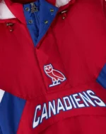 NHL MONTREAL CANADIENS STARTER® BREAKAWAY PULLOVER JACKET